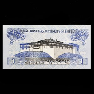 اسکناس 1 نگولتروم بوتان تک بانکی