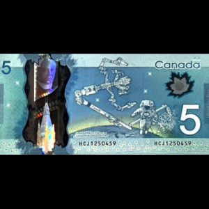 اسکناس 5 دلار کانادا